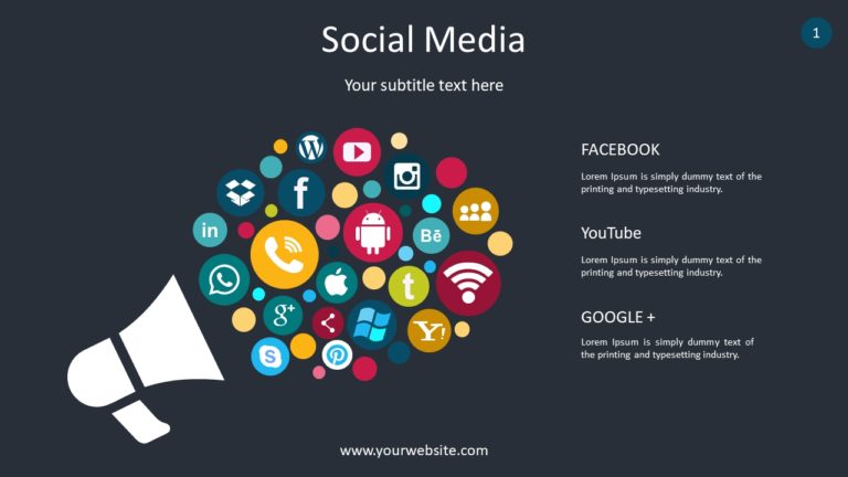 Free Social Media Concept Powerpoint Template - DesignHooks