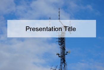 Free Radio Waves Concept Powerpoint Template