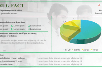 Free Scientific Pie Graph Powerpoint Template