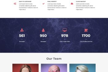 Download One Page Portfolio HTML Template