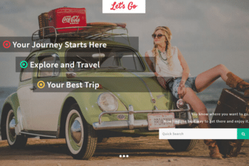 Let’s Go – Free Travel Agency Website Template