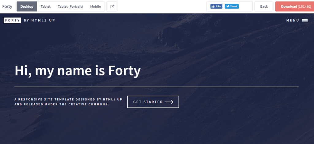 Responsive Site Template Download Free - DesignHooks