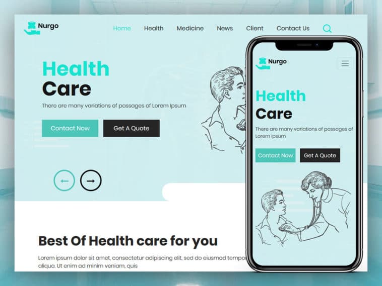 Nurgo – healthcare HTML template