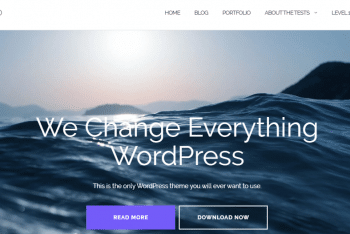 Download Shapely – One Page WordPress Theme