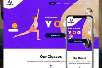 Yogasana – Yoga & Fitness HTML Template Download