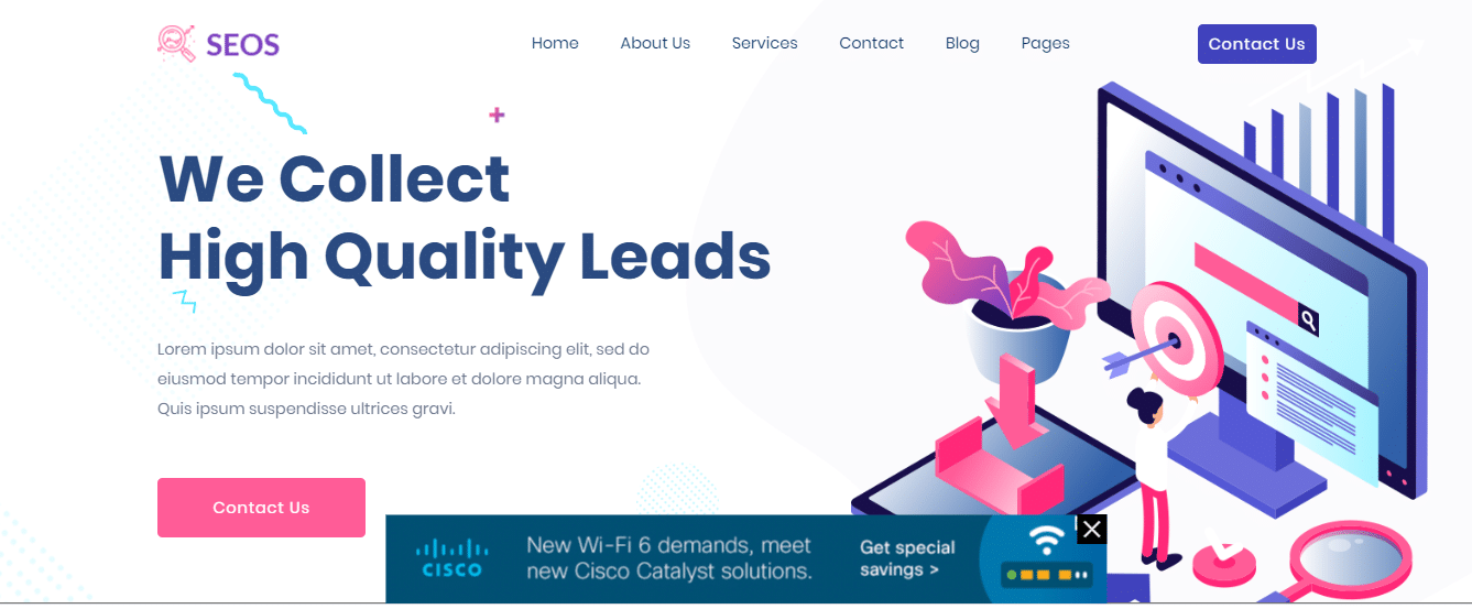 Seos - SEO website HTML template