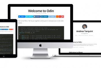 Odin – A Simple Ghost Theme for Your Next Project
