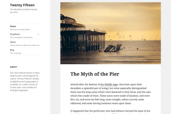 Twenty Fifteen – A Free WordPress Theme