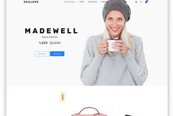 Dealers – eCommerce Website HTML Template