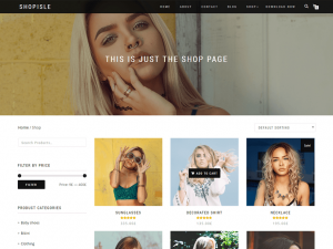 Shop Isle - A Free WordPress Theme - DesignHooks