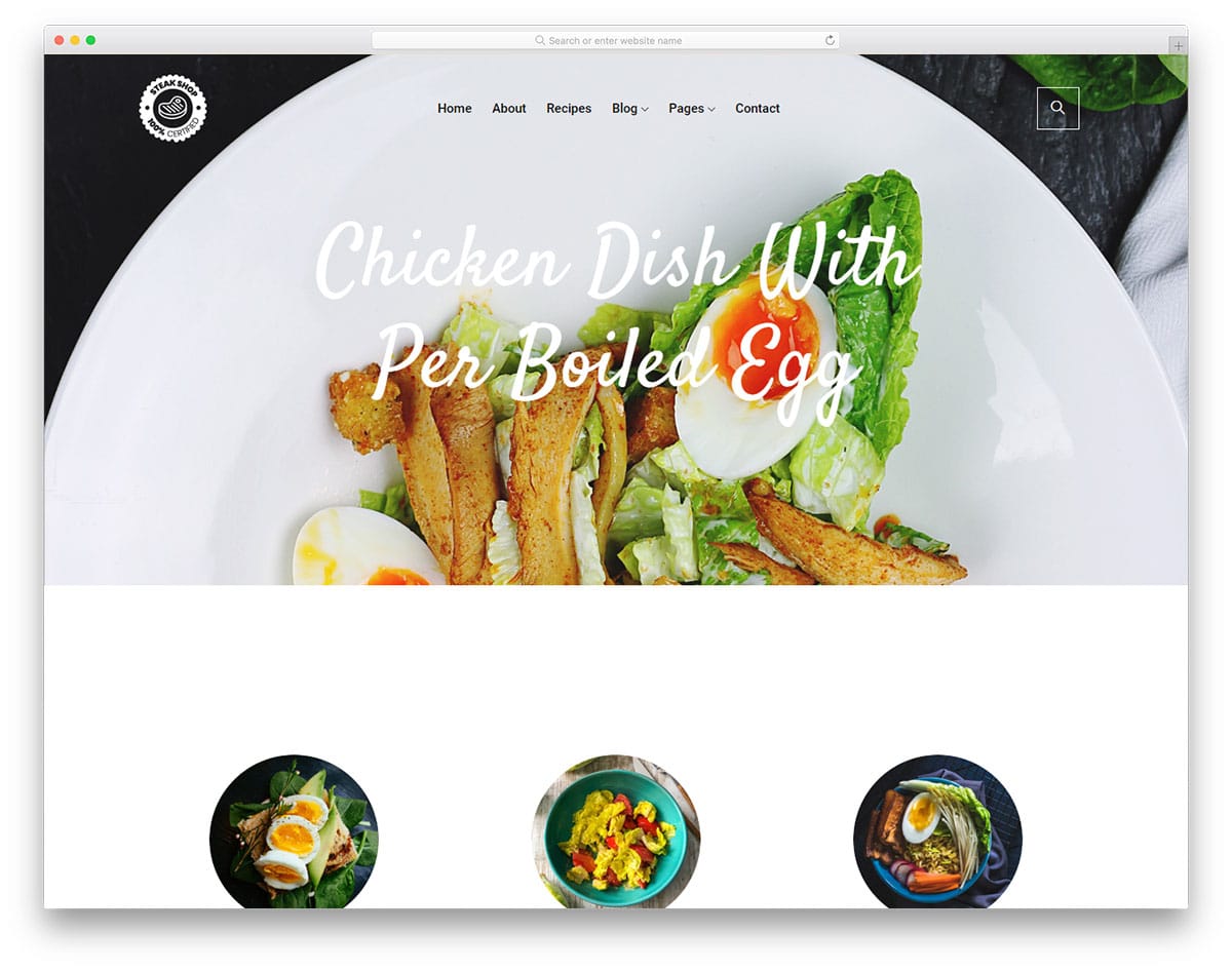 Tasty Recipes- Food Business Website HTML Template