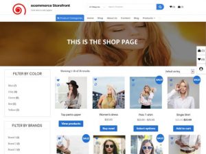 Ecommerce Storefront - Responsive WordPress Theme - DesignHooks