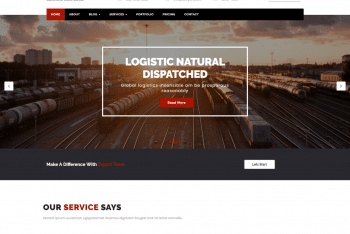Deliverex – Transport Business Website WordPress Theme for Free