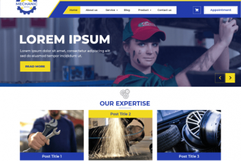 Expert Mechanic – A Free Resourceful WordPress Theme