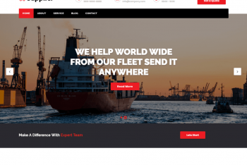 Supplier – A Free Business Website WordPress Theme
