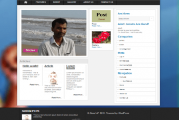 Donut – Free Responsive WordPress Theme