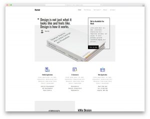 Started - A Free Startup Company Website HTML Template - DesignHooks