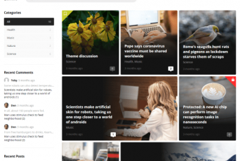 Zentile – Free Magazine Website WordPress Theme