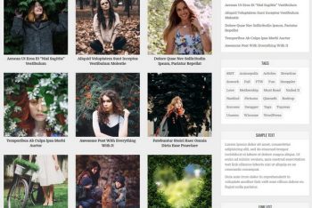 Clean Gallery – Gallery Website WordPress Theme