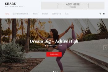 Shree – Free WordPress Blog Theme