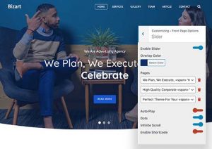Bizart - Multipurpose Business WordPress Theme for Free - DesignHooks