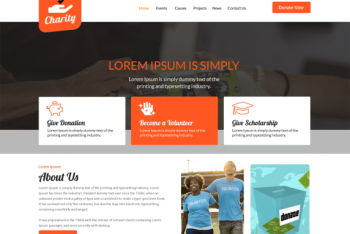 Charity Zone – Free NGO Website WordPress Theme