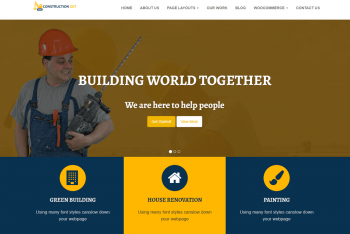 Construction Get – Free Construction Website WordPress Theme