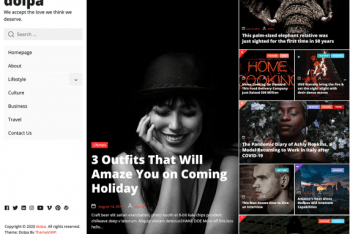 Dolpa – A Free WordPress Blogging Theme