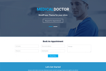 Mediclean – A Free Medical Website WordPress Theme