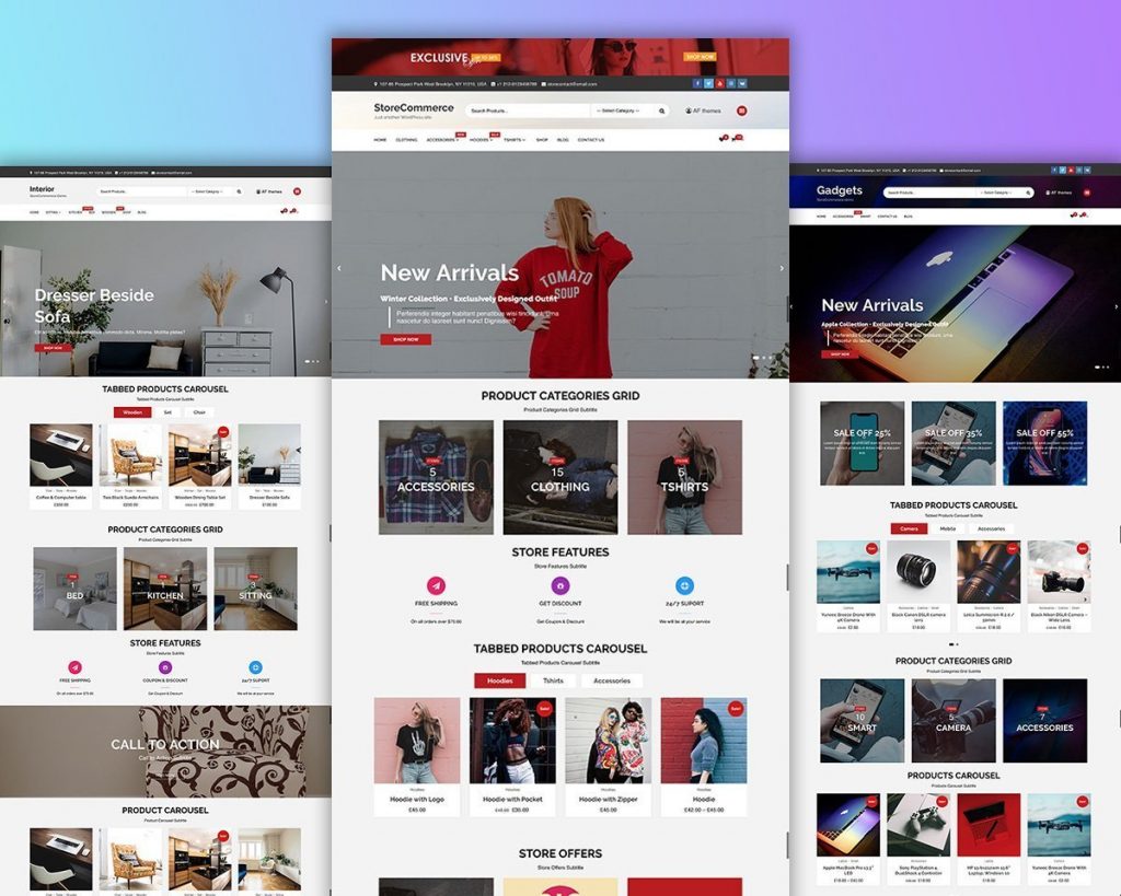 StoreCommerce - Free Ecommerce WordPress Theme - DesignHooks