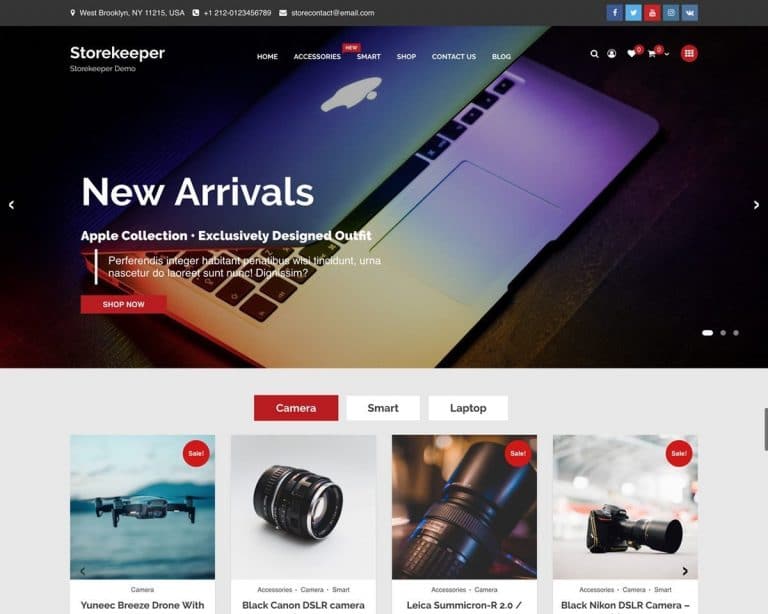 Storekeeper - Multipurpose Ecommerce WordPress Theme - DesignHooks