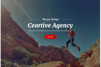 Amplitude – Simple full-width Website WordPress Theme for Free