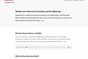 Spearhead – Free Podcast WordPress Theme