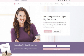 CoachPress Lite – Free Coaching Website WordPress Theme