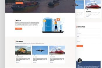 Fruise – Free Transport HTML Template