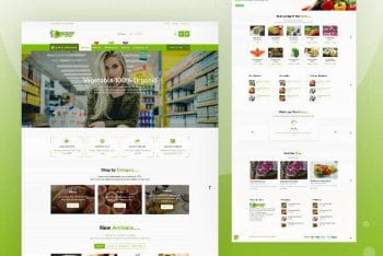 Grocery Store – Free Ecommerce Website WordPress Theme