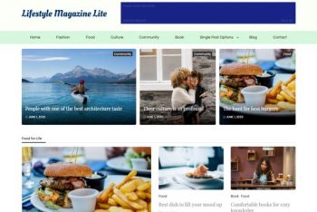 Lifestyle Magazine Lite – Free WordPress Theme for News, Blog & Magazine Websites