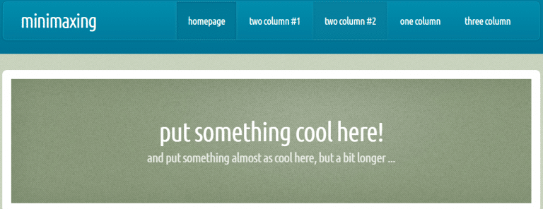 Minimaxing - A Free Responsive HTML Template - DesignHooks