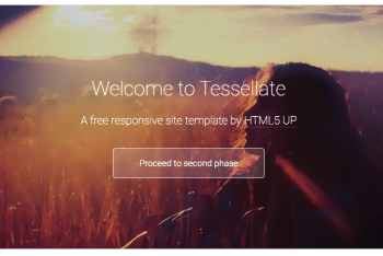 Download Tessellate – Free HTML Template