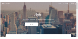 Alpha - HTML Template (Free Download) - DesignHooks