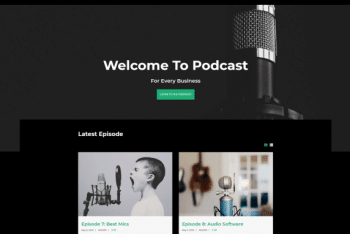 Simple Podcast –  WordPress Theme (Free Download)